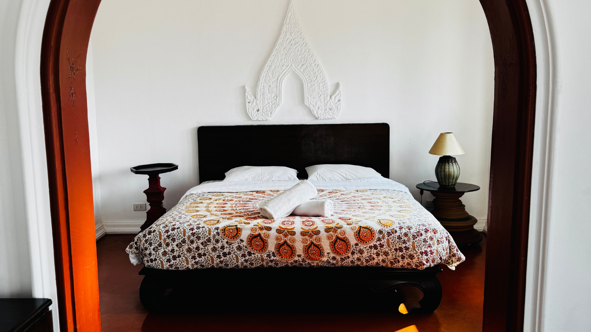 Deluxe room at Amaravati Healing Center